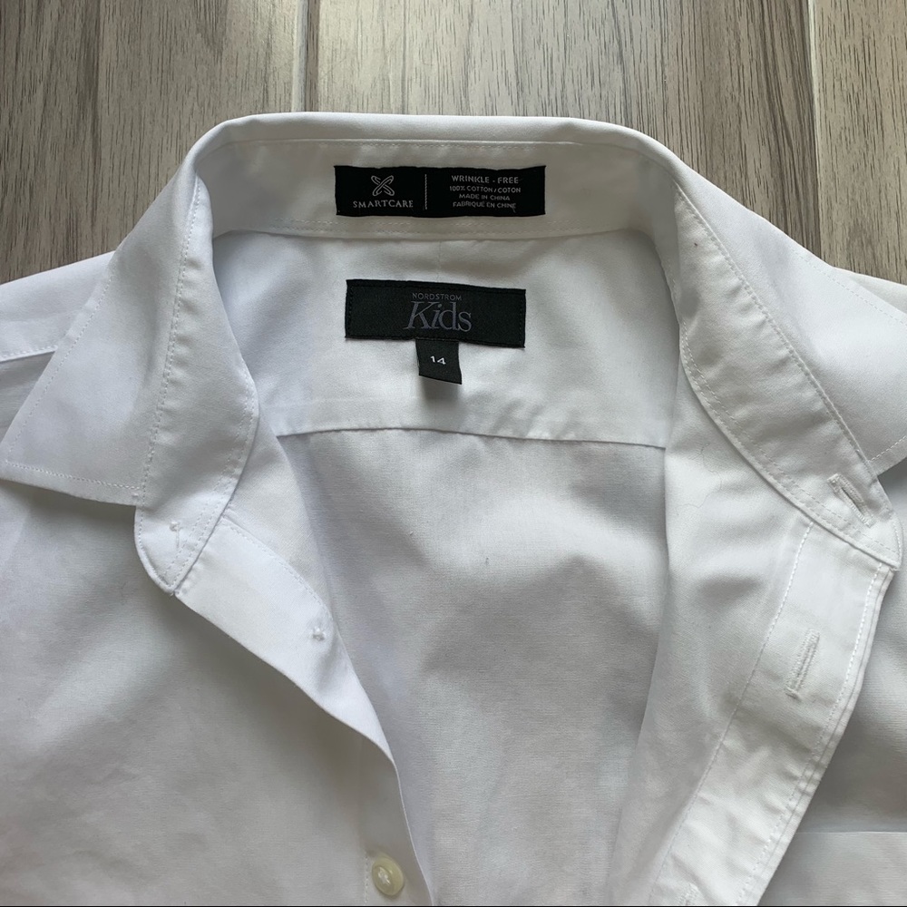 Nordstrom Kids Smartcare wrinkle free Dress Shirt - Picture 2 of 4